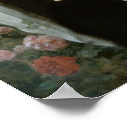 De Madonna van de Rozen Kerstmis Poster (Hoek)