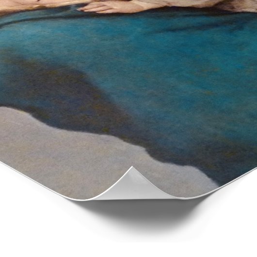 De Madonna van de straten van Roberto Ferruzzi Poster (Hoek)