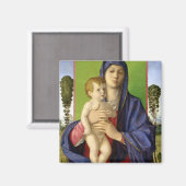 De Madonna van de Trees (Madonna degli Alberetti) Magneet (Voorkant / Achterkant)