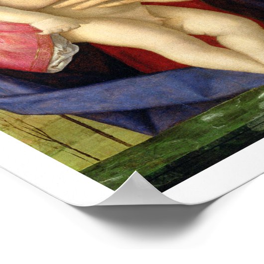 De Madonna van de Trees (Madonna degli Alberetti) Poster (Hoek)