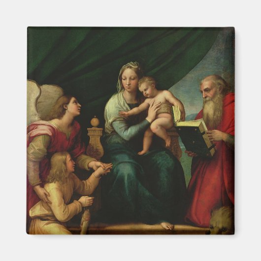 De Madonna van de vis c.1513 Magneet (Voorkant)