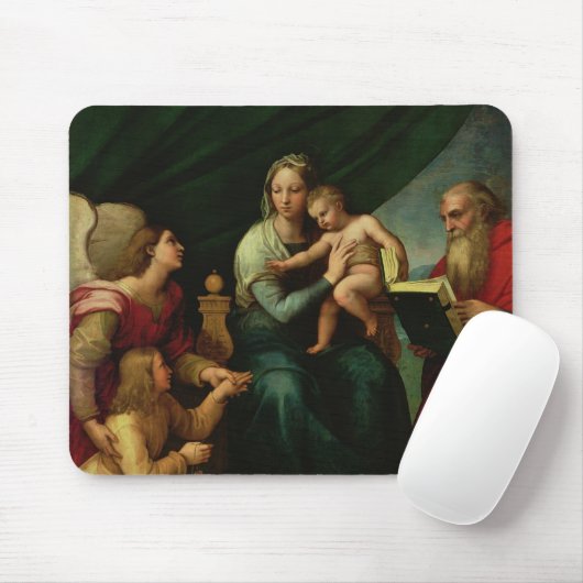 De Madonna van de vis c.1513 Muismat (Met muis)