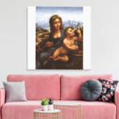 De Madonna van de Yarnwinder circa 1501 Canvas Afdruk (Insitu (Woonkamer))
