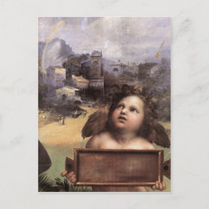 De Madonna van Foligno in detail briefkaart