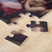 De Madonna van het Blauwe Diadem of de Madonna van Legpuzzel (Zijkant)