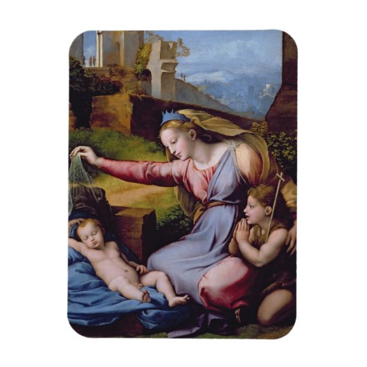 De Madonna van het Blauwe Diadem of de Madonna van Magneet (Verticaal)