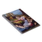 De Madonna van het Blauwe Diadem of de Madonna van Notitieboek (Rechterzijde)