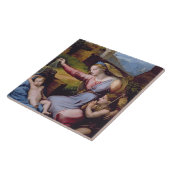 De Madonna van het Blauwe Diadem of de Madonna van Tegeltje (Zijkant)