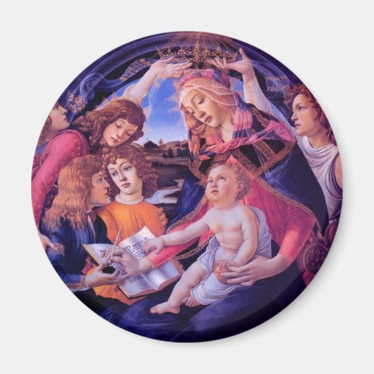 De Madonna van het Magnificat Magneet (Voorkant)