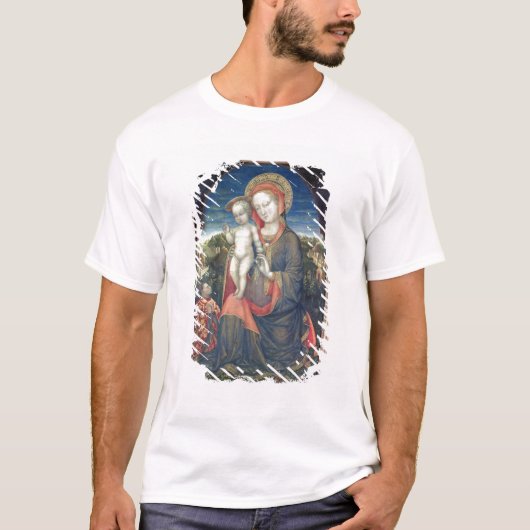 De Madonna van Humility, geadoreerd door Leonello  T-shirt (Voorkant)