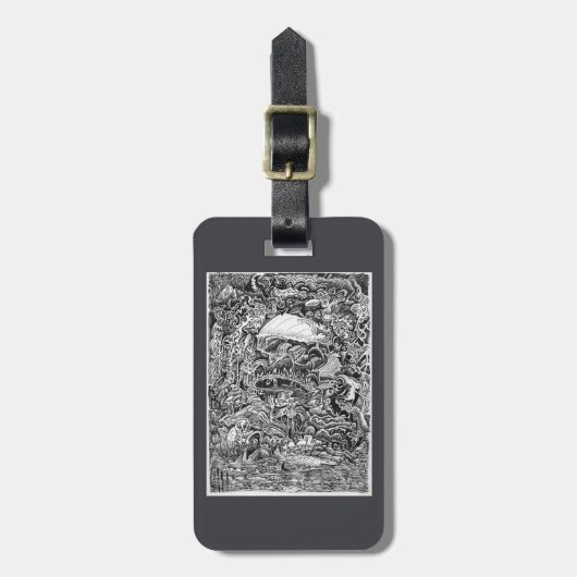 De Maelstrom afwachten  Bagagelabel (Voorkant verticaal)