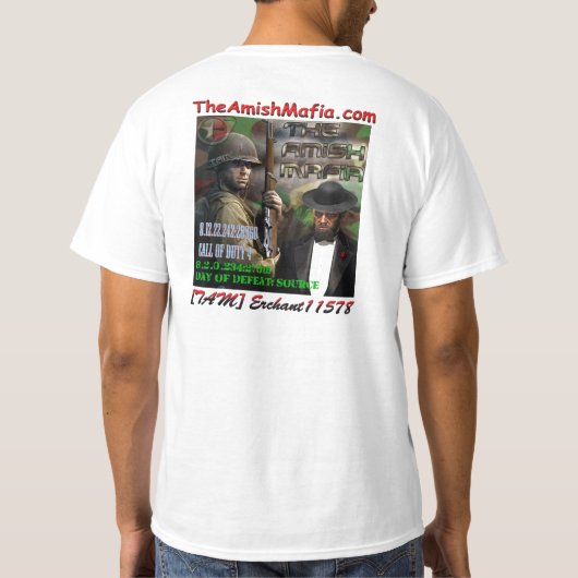 de maffia amish t-shirt (Achterkant)