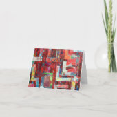 De magazijn blanco notitie Kaart (Voorkant)