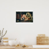De Magdalene (olie op het canvas) Poster (Keuken)
