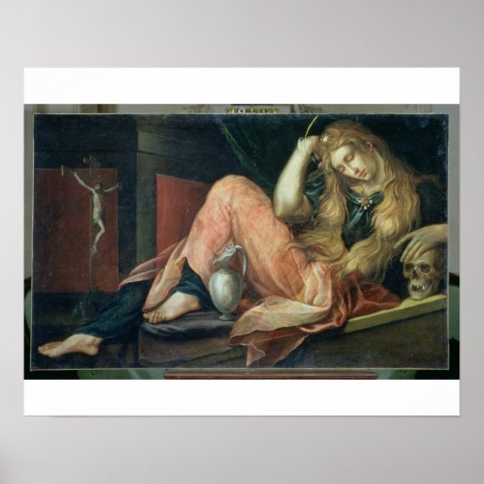 De Magdalene (olie op het canvas) Poster (Voorkant)