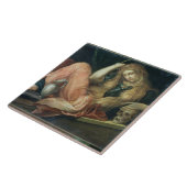De Magdalene (olie op het canvas) Tegeltje (Zijkant)