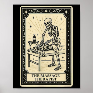 De Mage Therast Tarotkaart - Halloween Soky Gothi Poster