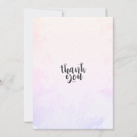 De magenta Waterverf verlaat het huwelijk sparen d Save The Date (Achterkant)