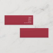 De Magere Golf van Rubyred - Mini Visitekaartje (Voorkant / Achterkant)