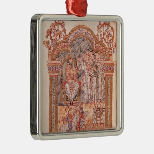 De Magi Visiting King Herod Metalen Ornament (Rechts)