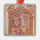 De Magi Visiting King Herod Metalen Ornament (Voorkant)