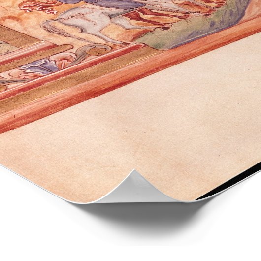 De Magi Visiting King Herod Poster (Hoek)