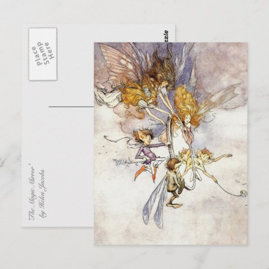 "De Magic Mirror" Briefkaart (Voorkant / Achterkant)