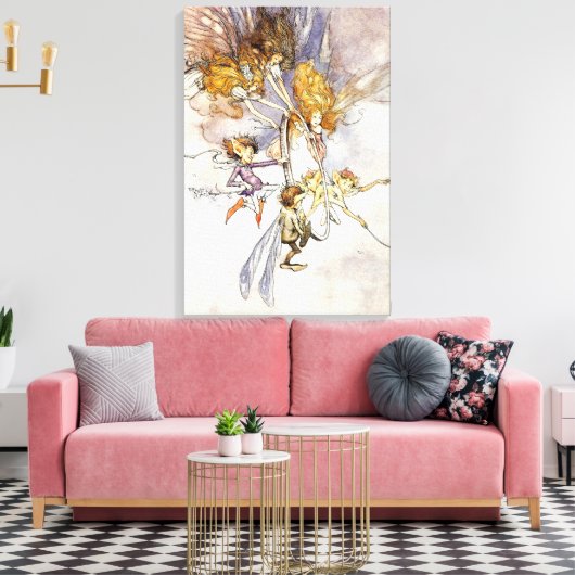 "De Magic Mirror" Canvas Afdruk (Insitu (Woonkamer))
