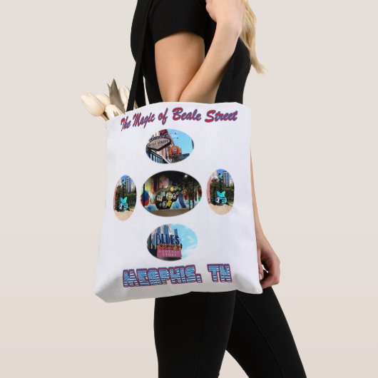 De Magic of Beale Street Canvas tas (Dichtbij)