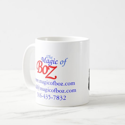 De Magic of BoZ Souvenir Mok (Voorkant links)