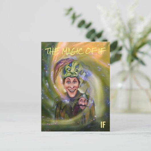 De Magic of IF briefkaart van Mike Winterbauer (Staand voorkant)