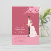 De 'Magic of Love Rehearsal Dinner Party'-uitnodig Kaart (Staand voorkant)