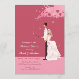 De 'Magic of Love Rehearsal Dinner Party'-uitnodig Kaart