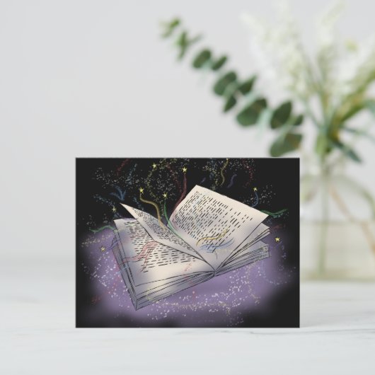 De Magic of Reading Briefkaart (Staand voorkant)