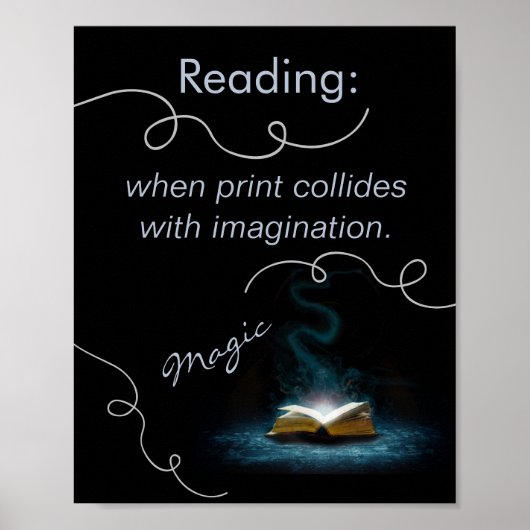De Magic of Reading Literacy Poster (Voorkant)