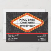 De Magic Show Marquee Kaart (Voorkant)