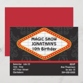De Magic Show Marquee Kaart (Voorkant / Achterkant)