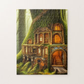 De Magical Carved Treehouse Legpuzzel (Verticaal)