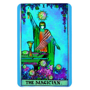 De Magicische Coronavirus Tarot Death Card Magneet
