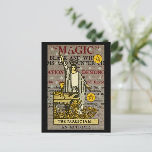 De Magicische Tarot Briefkaart (Staand voorkant)