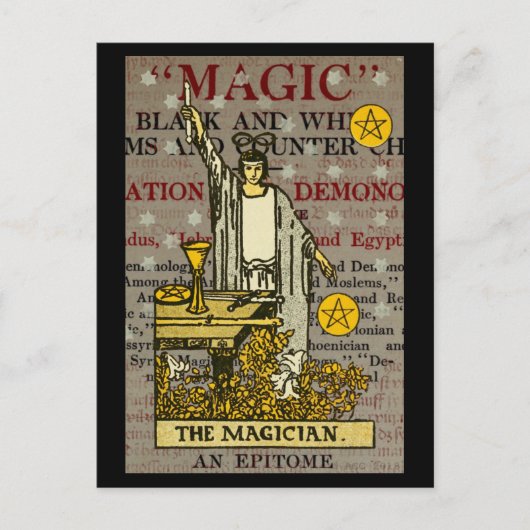 De Magicische Tarot Briefkaart (Voorkant)