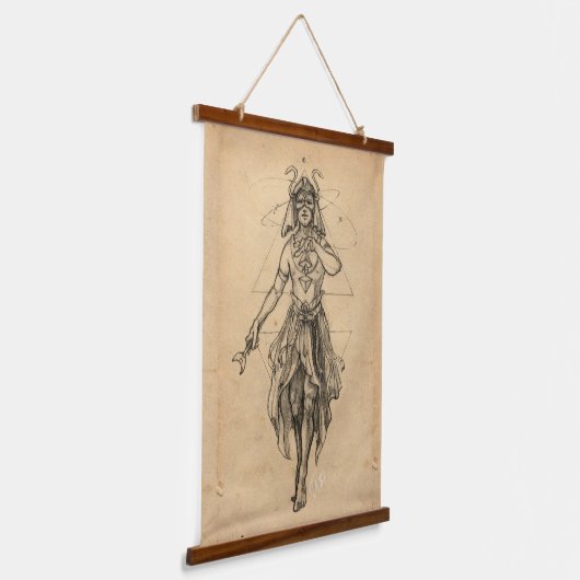 De Magicische Tarot Hangend Wandkleed (Gebogen)