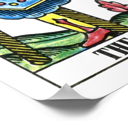 De Magicische Tarotkaart Poster (Hoek)