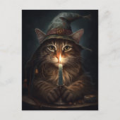 De Magick Kat Briefkaart (Voorkant)