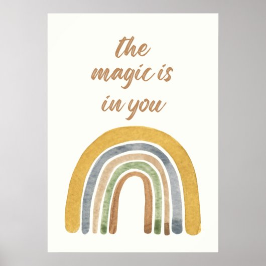 De magie in jou poster (Voorkant)