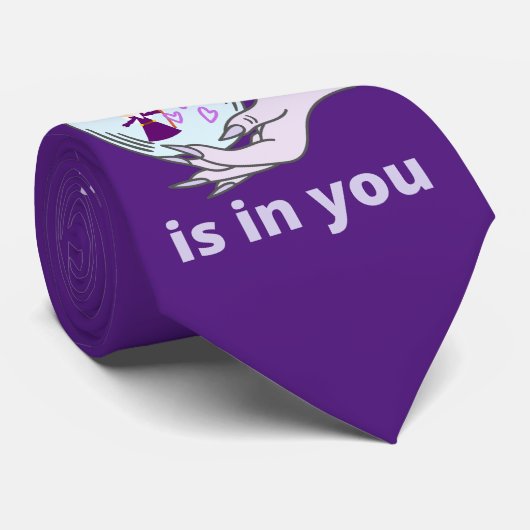 DE MAGIE IS IN JE inspirerend cadeauidee Stropdas (Opgerold)