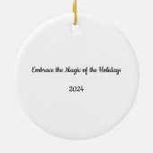 De Magie omhelzen Keramisch Ornament (Achterkant)