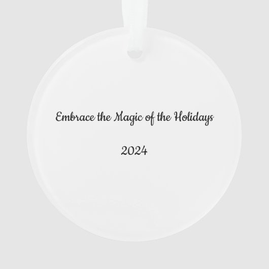 De Magie omhelzen Ornament (achterkant)