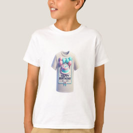 De magie van ballonnen en taart t-shirt