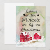 De magie van de kerstboom en geschenken vakantie K Feestdagenkaart (Voorkant / Achterkant)